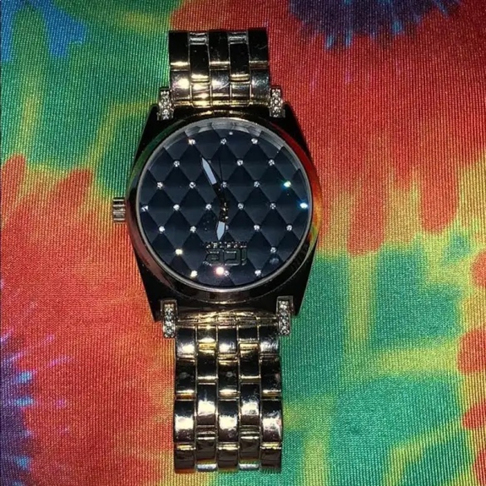 Ice Master Quilted Gold Watch - Picture 2 of 5